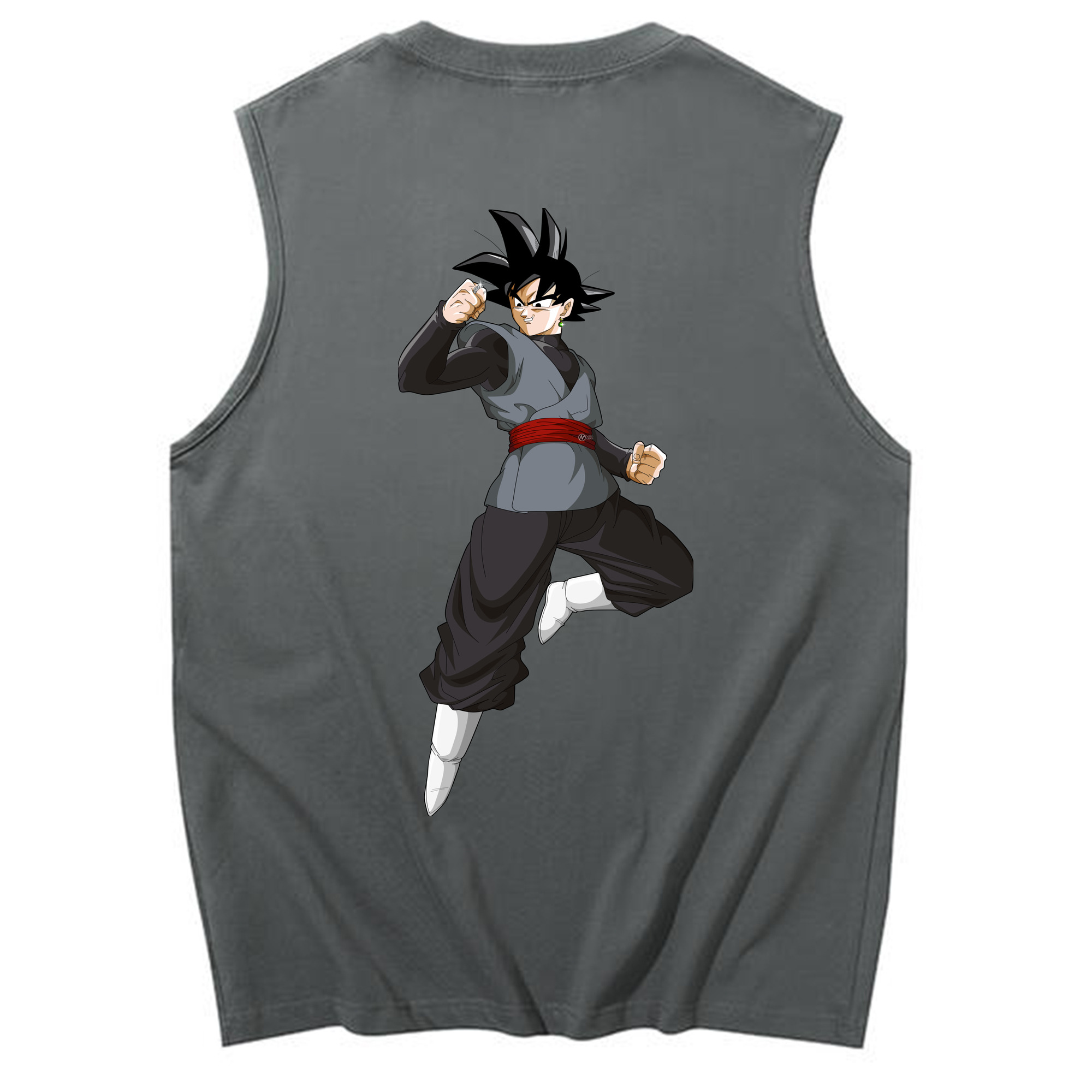 （画像用） ドラゴンボール ベジータ四世（Bejīta Yonsei）DRAGON BALL Vegeta IV コットン100％タンクトップ（背面プリント）